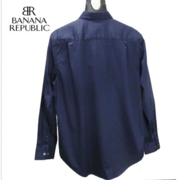 BANANA REPUBLIC Classic Fit Casual DressShirt SzM - Picture 7 of 7